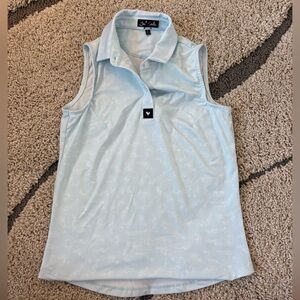 Bad birdie shrimp print tank top